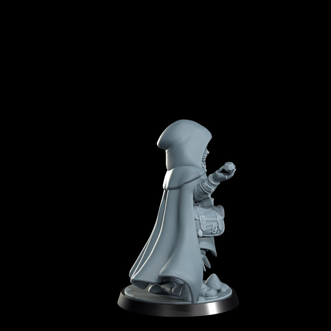 Female Halfling Rogue, Gnome Thief PC NPC | Resin Miniature | Dungeons &amp; Dragons | 5 Sizes /Scales