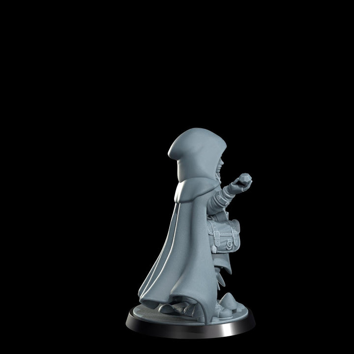 Female Halfling Rogue, Gnome Thief PC NPC | Resin Miniature | Dungeons &amp; Dragons | 5 Sizes /Scales