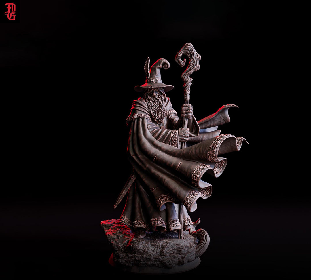 Wizard, Warlock, Sorcerer | 5 Sizes /Scales |Player Character Mini- Minis -DnD 5e Pathfinder Figurine