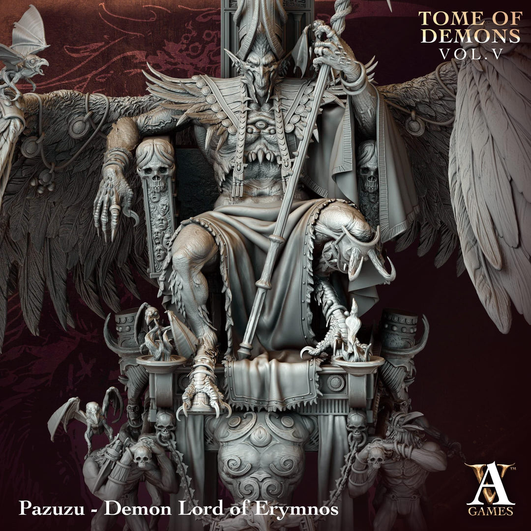 Demon Lord Pazuzu, (3 sizes) | 130mm Base, 210mm Height | Huge, Gargantuan, Colossal D&amp;D scale