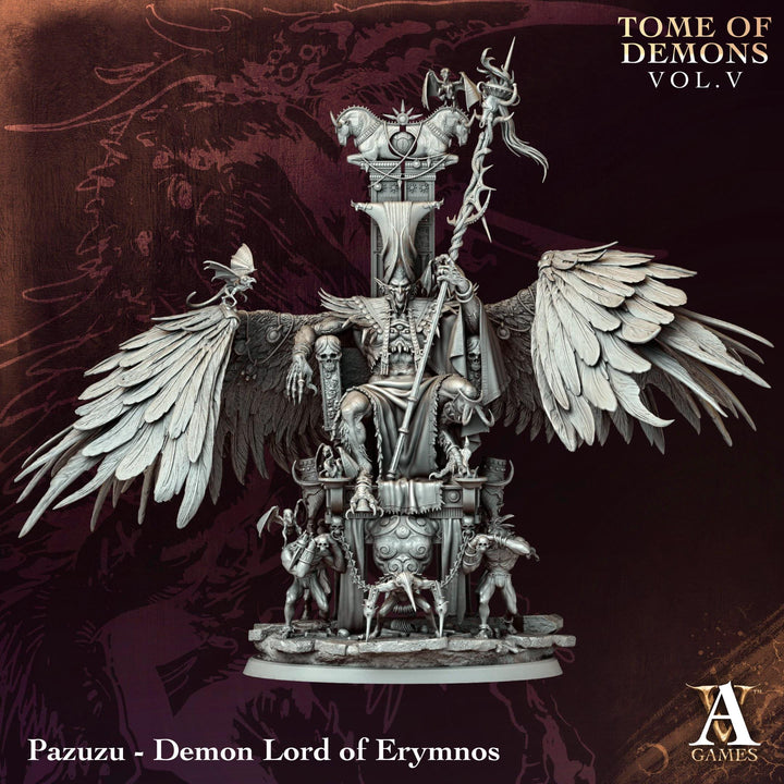 Demon Lord Pazuzu, (3 sizes) | 130mm Base, 210mm Height | Huge, Gargantuan, Colossal D&amp;D scale