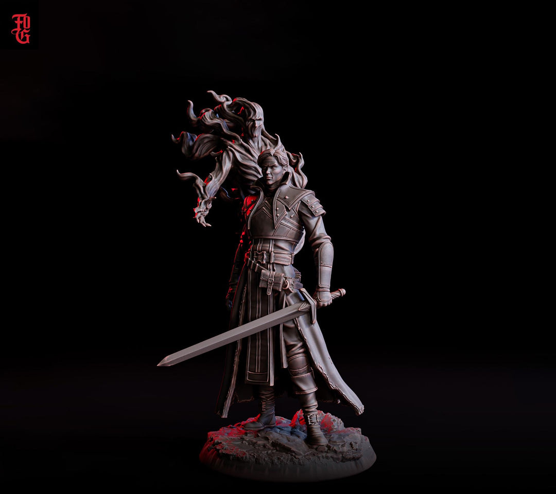 Echo Rogue Shadow Assassin PC / NPC | 5 Sizes /Scales | Mini -D&D Pathfinder Figurine