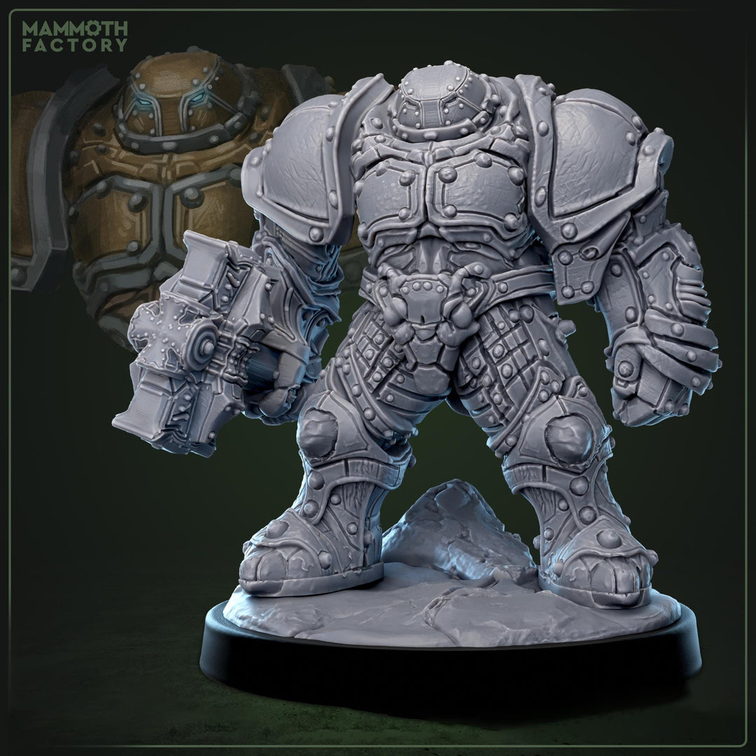 Construct Paladin Fighter Heavy Armor Knight | D&amp;D 5e Hero | 5 Scales | Unpainted