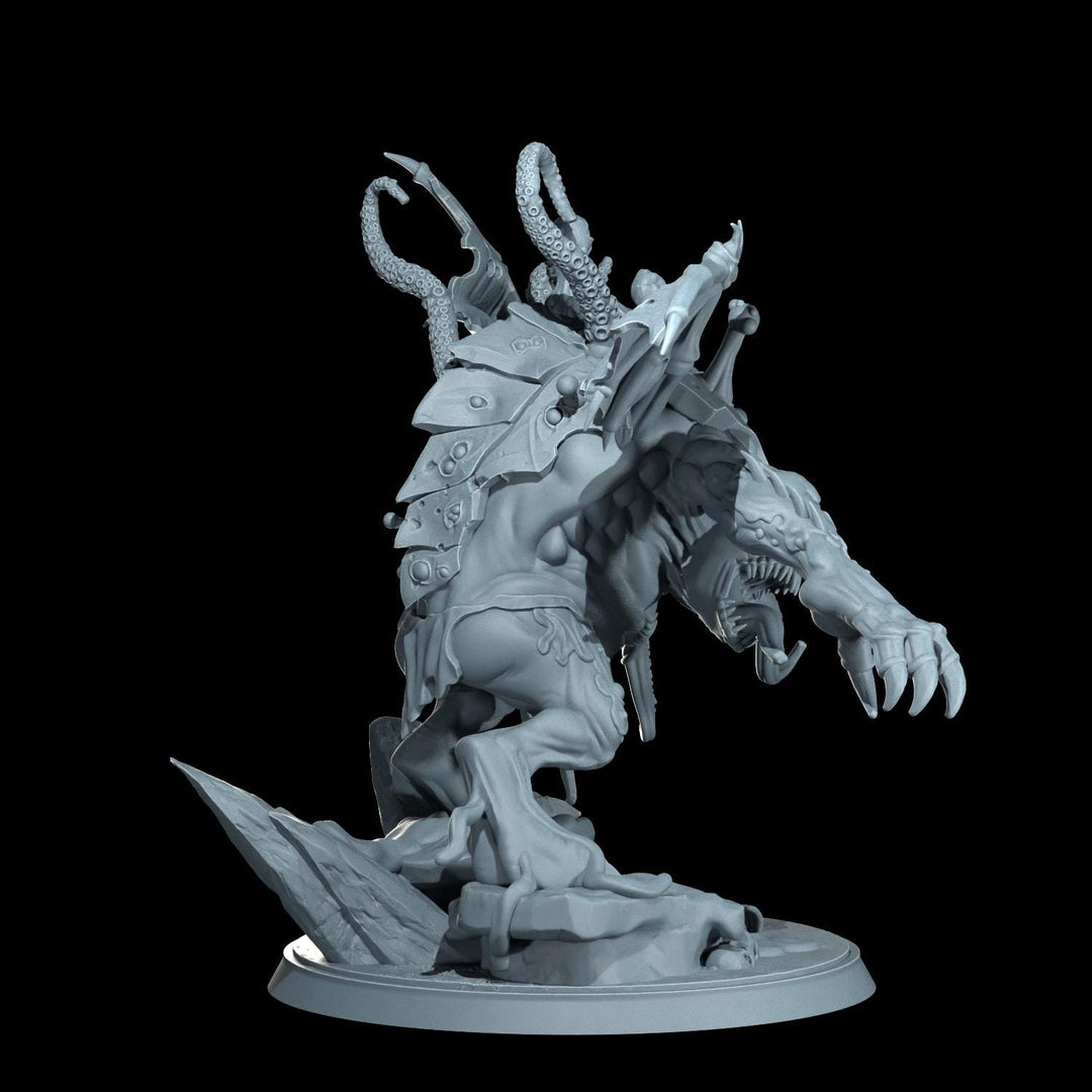 Gargantuan Abyssal Maw Eldritch Horror Unpainted Miniature D&amp;D 5e Pathfinder Wargaming Boss Model