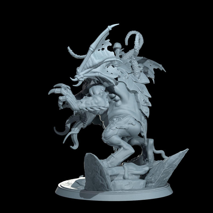 Gargantuan Abyssal Maw Eldritch Horror Unpainted Miniature D&amp;D 5e Pathfinder Wargaming Boss Model