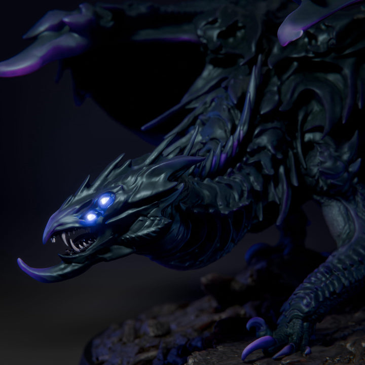 Gargantuan Shadow Dragon Miniature Multi-Scale Tabletop RPG D&amp;D 5e Pathfinder Fantasy Monster Dragon Statue