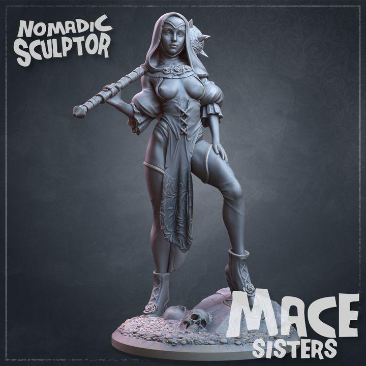 Human Cleric Druid Miniature | Female PC NPC DnD 5e Resin Fantasy