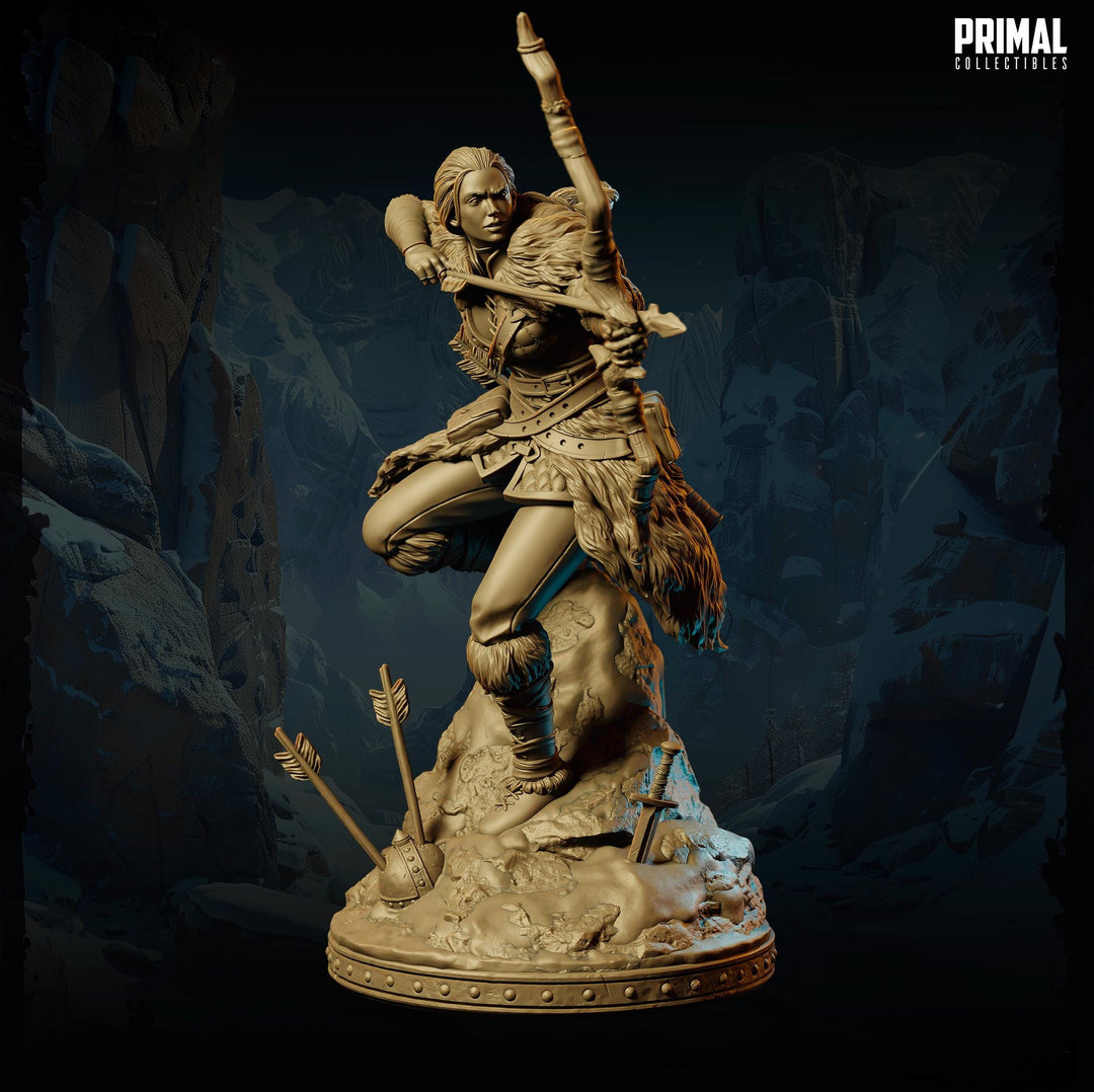 Ranger Archer Miniature DnD 5e Gloom Stalker Beast Master Resin RPG Figure