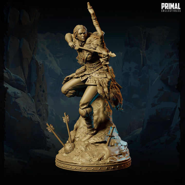 Ranger Archer Miniature DnD 5e Gloom Stalker Beast Master Resin RPG Figure