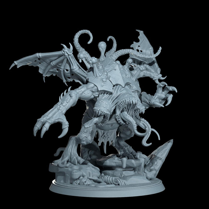 Gargantuan Abyssal Maw Eldritch Horror Unpainted Miniature D&amp;D 5e Pathfinder Wargaming Boss Model