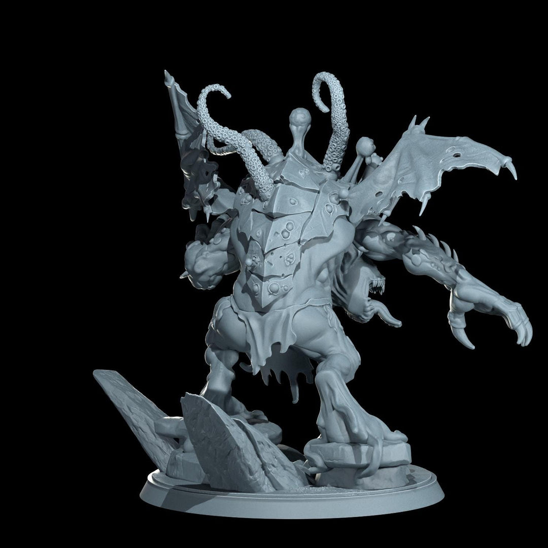 Gargantuan Abyssal Maw Eldritch Horror Unpainted Miniature D&amp;D 5e Pathfinder Wargaming Boss Model