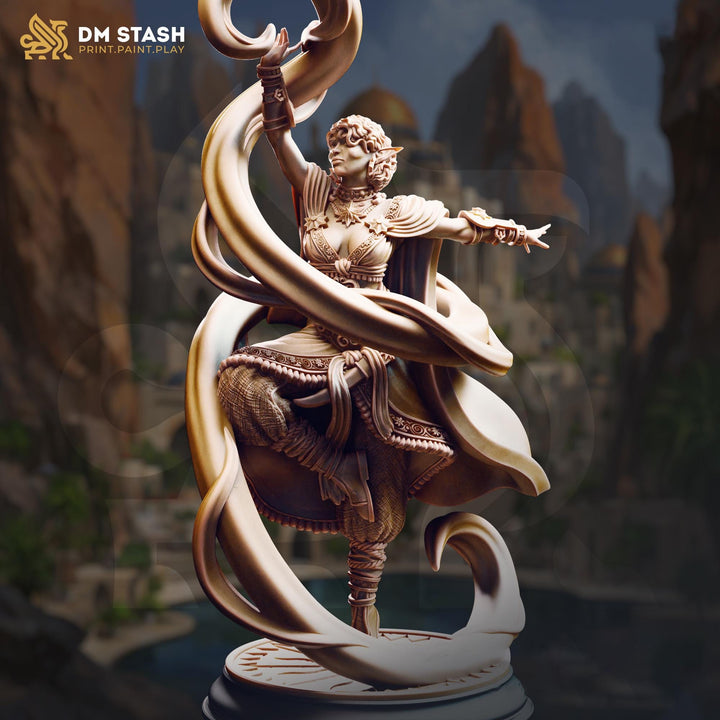 Female High Elven Sorcerer, Wizard, Warlock Miniature | 5 Sizes /Scales | Dungeons and Dragons