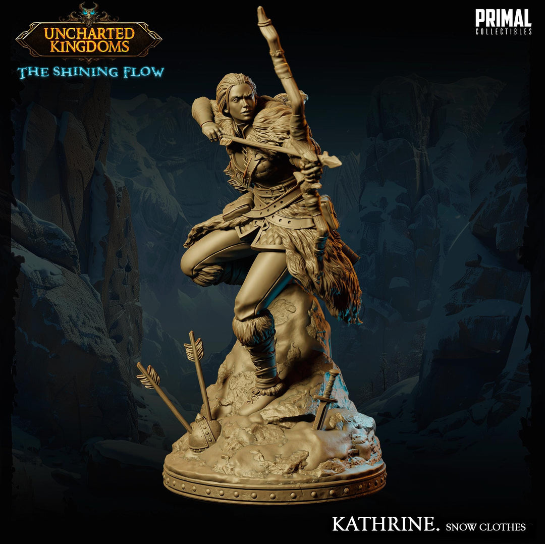 Ranger Archer Miniature DnD 5e Gloom Stalker Beast Master Resin RPG Figure