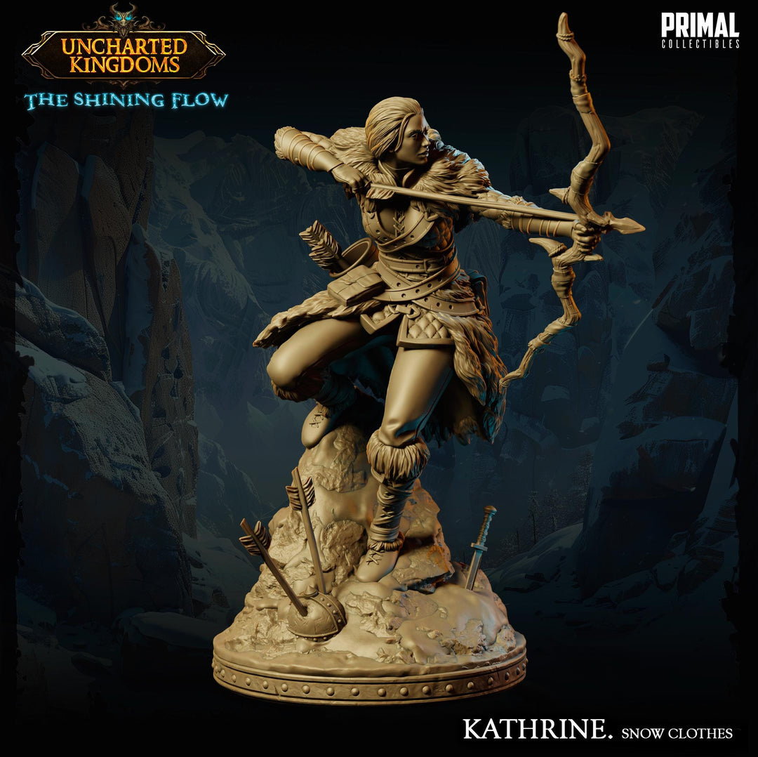 Ranger Archer Miniature DnD 5e Gloom Stalker Beast Master Resin RPG Figure