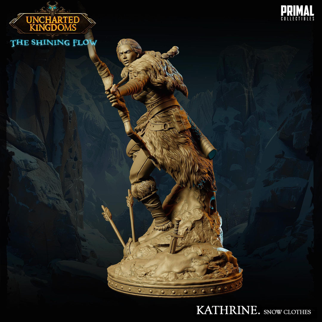 Ranger Archer Miniature DnD 5e Gloom Stalker Beast Master Resin RPG Figure