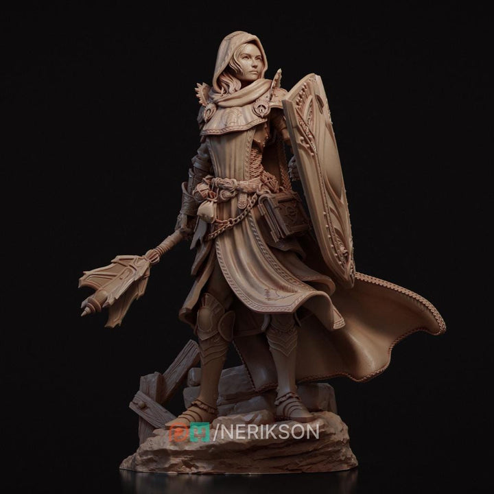 Female Human Cleric Light Domain 28mm 32mm 54mm 75mm 100mm DnD Miniature