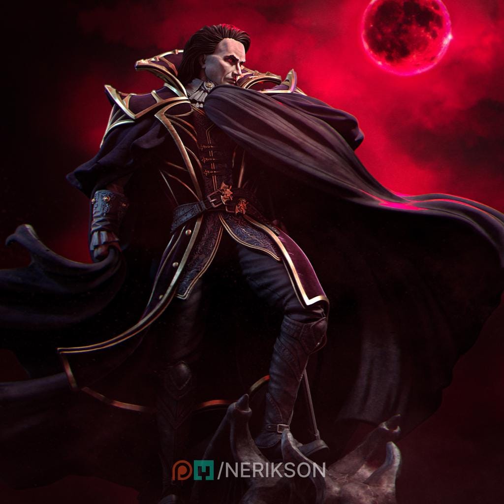 Vampire Lord Miniature | Gothic Noble | RPG &amp; Collector Figure