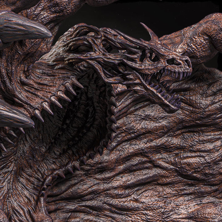 Dragon Miniature | Gargantuan Abyssal Demon Dragon Boss | Unpainted Monster