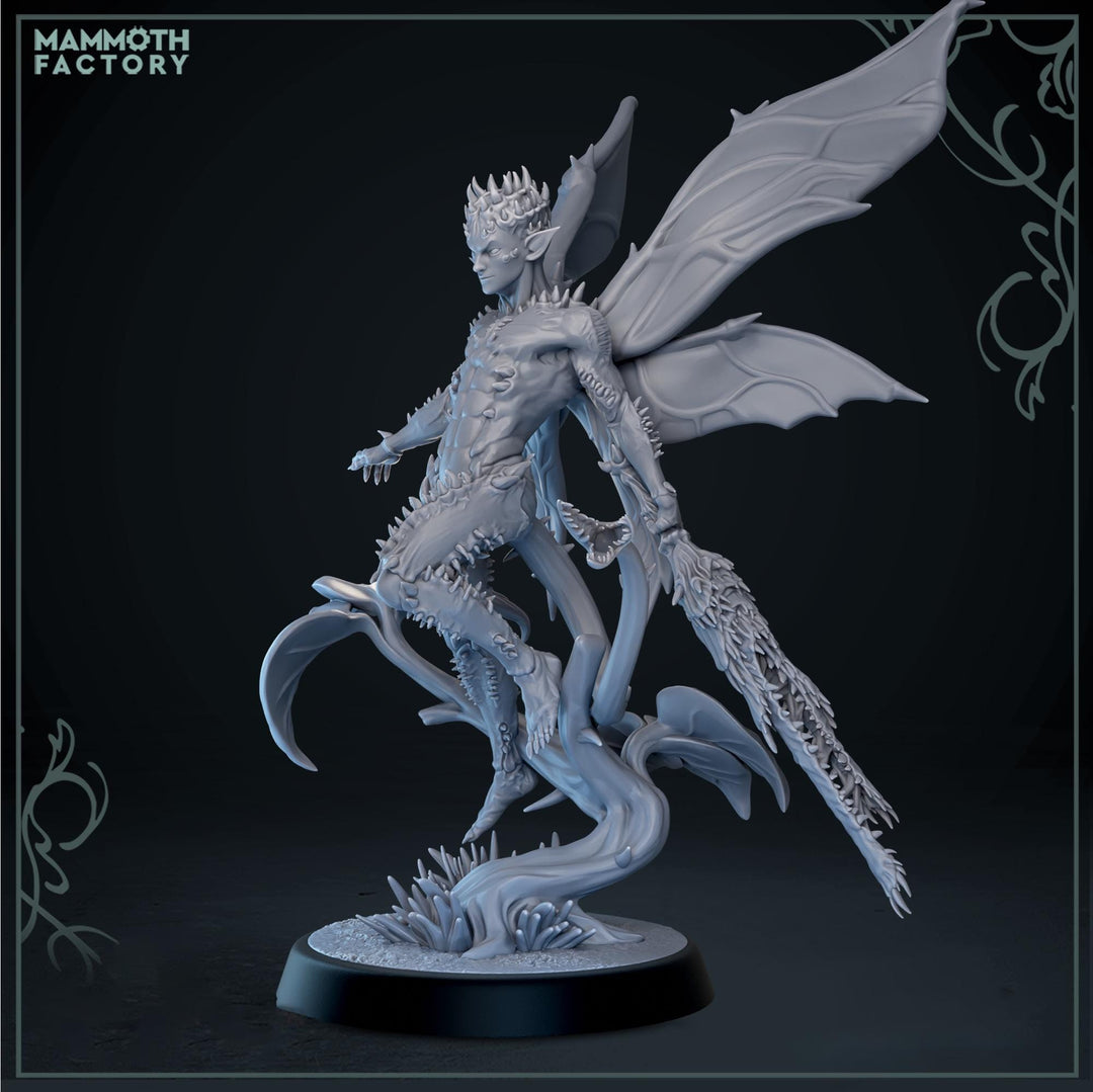 Dark Fairy Miniature | Evil Fey Sentinel | Resin RPG Figure