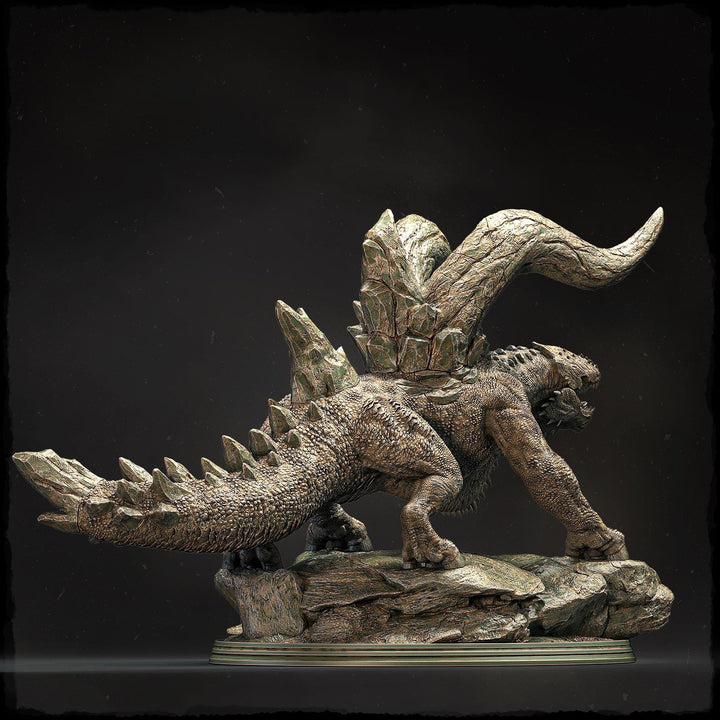 Gargantuan Monster Miniature | Horned Boss Beast | Resin RPG Figure