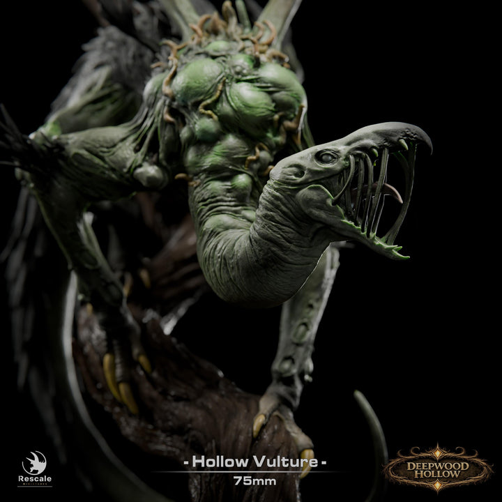 Carrion Horror Monster Miniature | Corrupted Vulture | Unpainted Resin 28mm 32mm 54mm 75mm 100mm