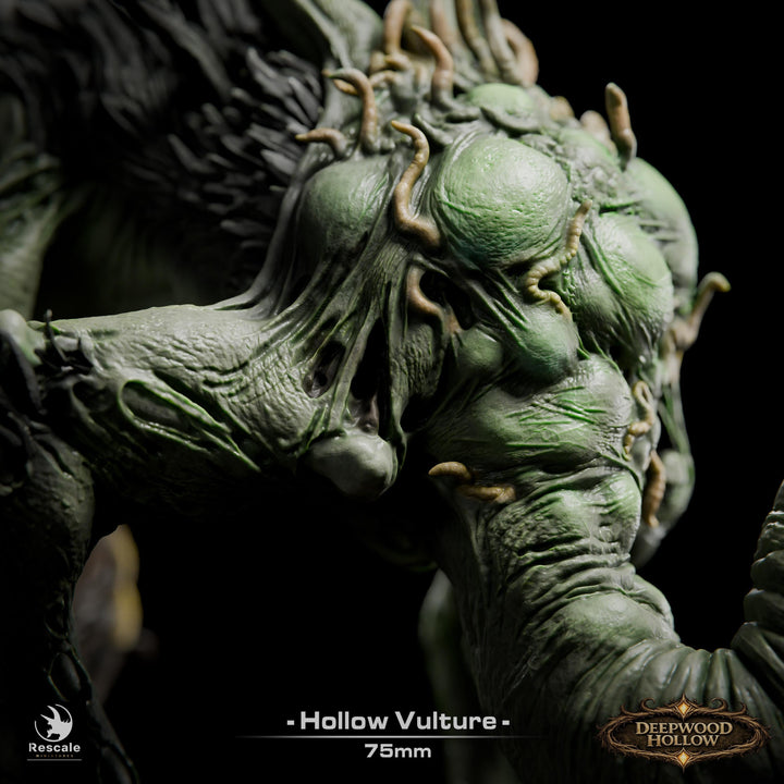 Carrion Horror Monster Miniature | Corrupted Vulture | Unpainted Resin 28mm 32mm 54mm 75mm 100mm