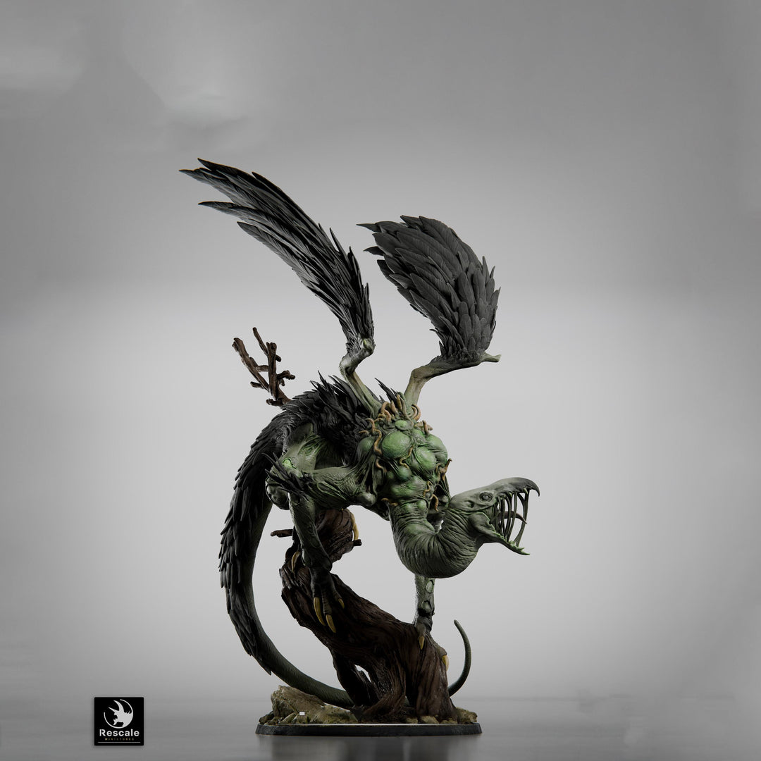 Carrion Horror Monster Miniature | Corrupted Vulture | Unpainted Resin 28mm 32mm 54mm 75mm 100mm