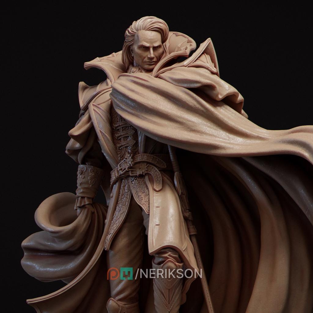 Vampire Lord Miniature | Gothic Noble | RPG &amp; Collector Figure