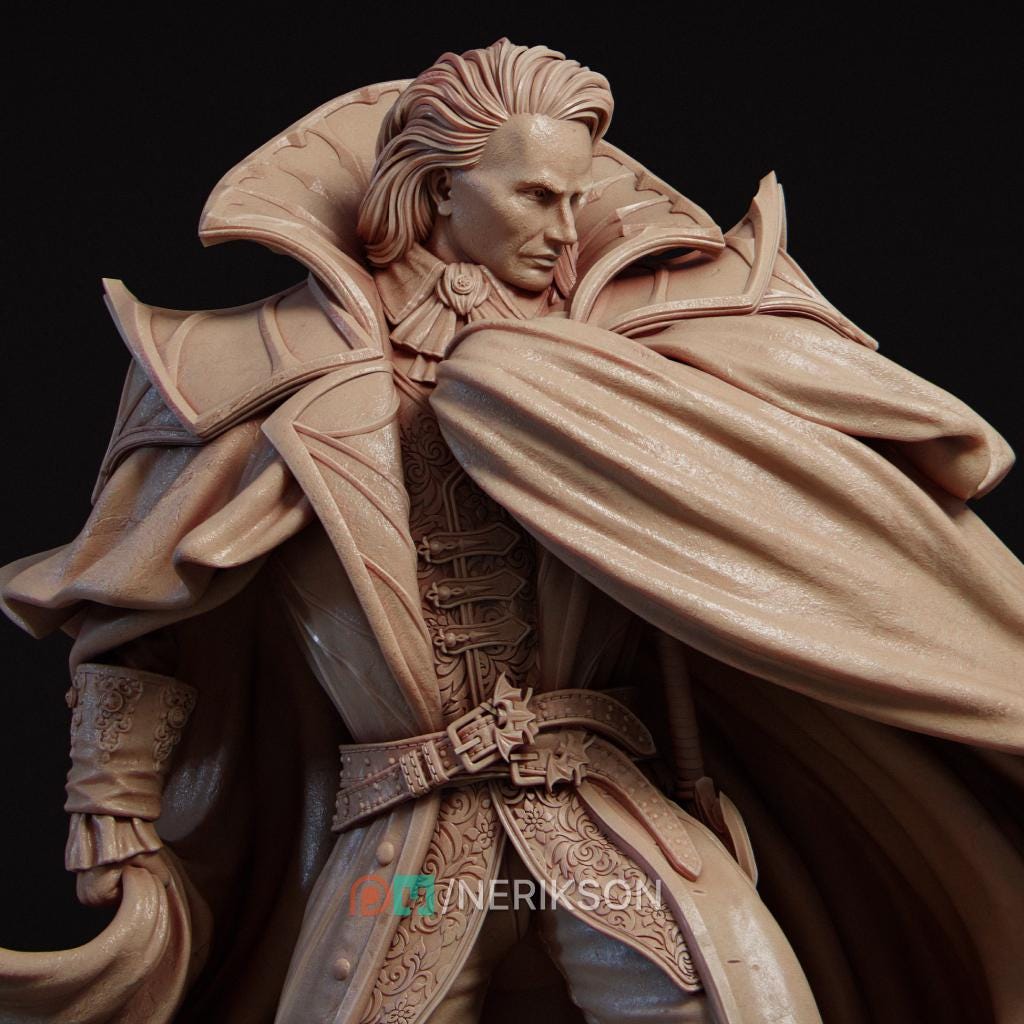 Vampire Lord Miniature | Gothic Noble | RPG &amp; Collector Figure