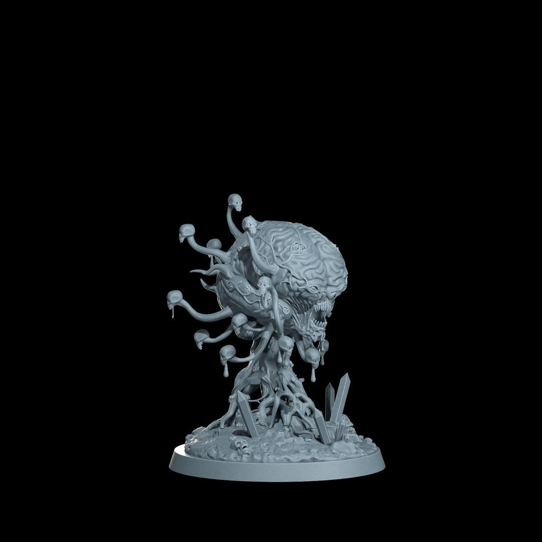 Brain Horror Miniature | Eldritch Aberration | Medium Large Huge Gargantuan Resin Figure
