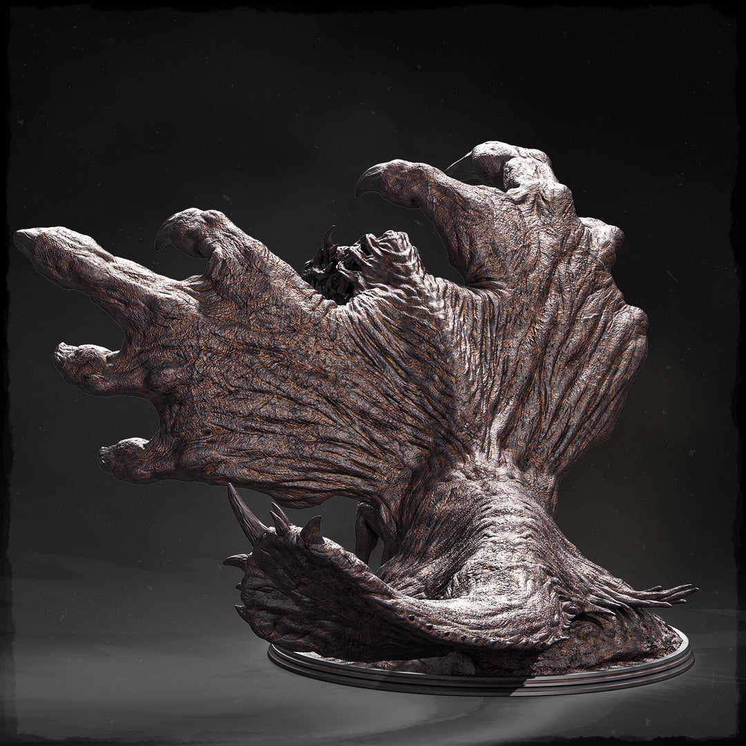 Dragon Miniature | Gargantuan Abyssal Demon Dragon Boss | Unpainted Monster