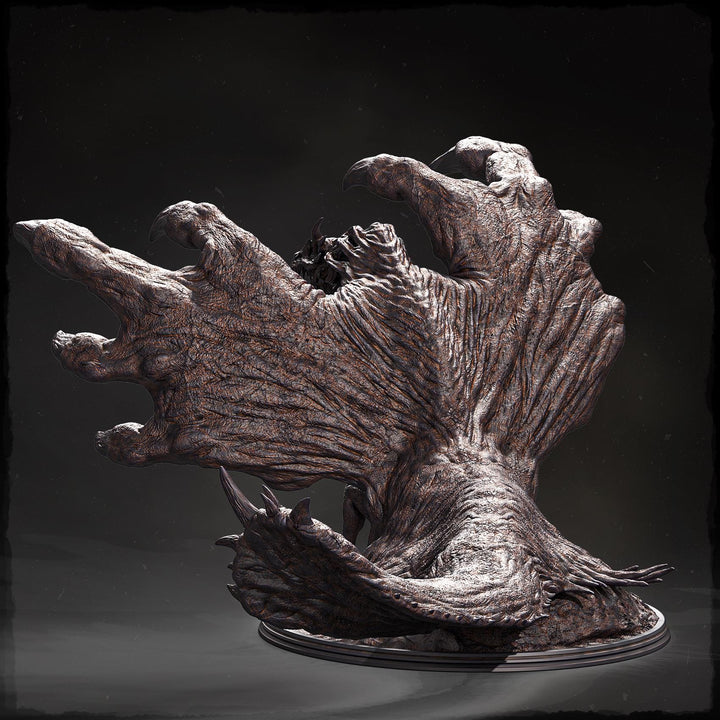 Dragon Miniature | Gargantuan Abyssal Demon Dragon Boss | Unpainted Monster