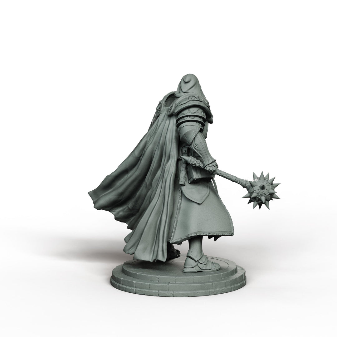 War Cleric Battle Priest, PaintedOrNot Original Design Unpainted Mini | 5 Sizes /Scales