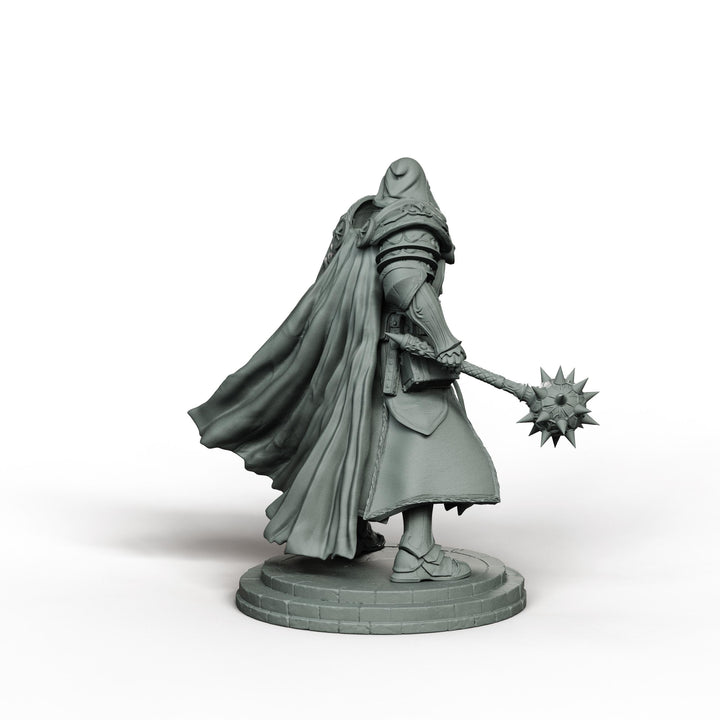 War Cleric Battle Priest, PaintedOrNot Original Design Unpainted Mini | 5 Sizes /Scales