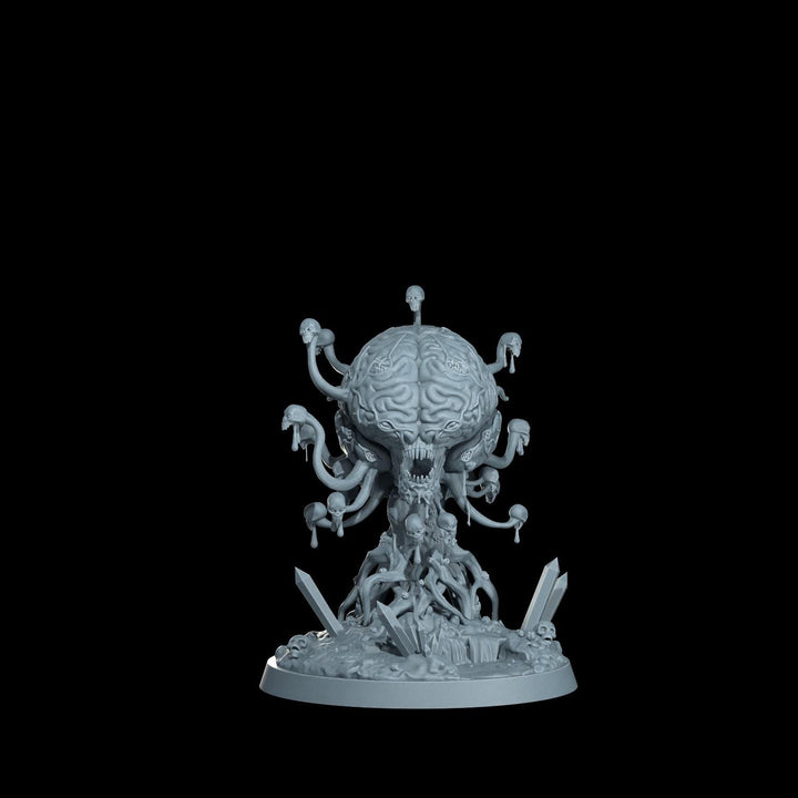 Brain Horror Miniature | Eldritch Aberration | Medium Large Huge Gargantuan Resin Figure