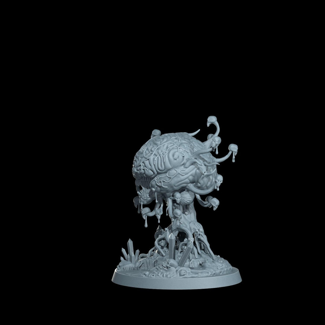 Brain Horror Miniature | Eldritch Aberration | Medium Large Huge Gargantuan Resin Figure