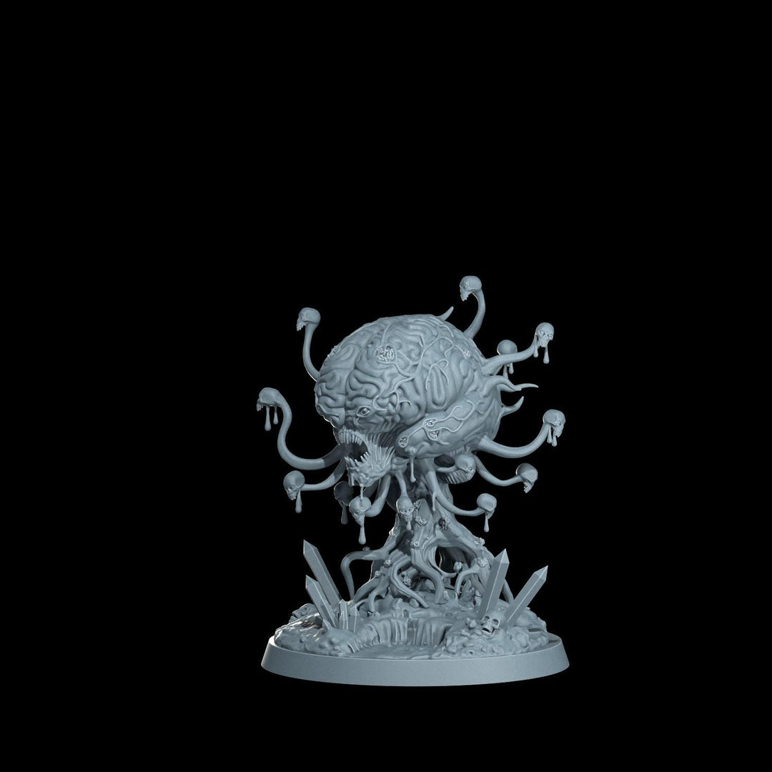 Brain Horror Miniature | Eldritch Aberration | Medium Large Huge Gargantuan Resin Figure