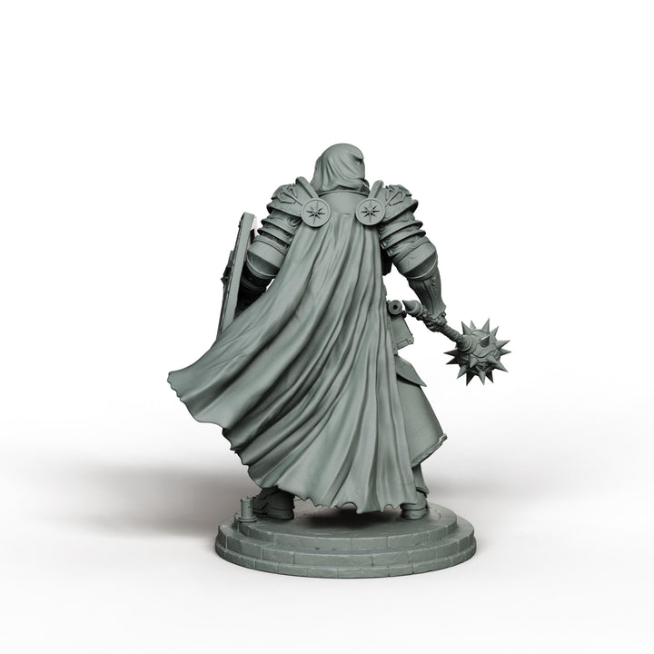 War Cleric Battle Priest, PaintedOrNot Original Design Unpainted Mini | 5 Sizes /Scales