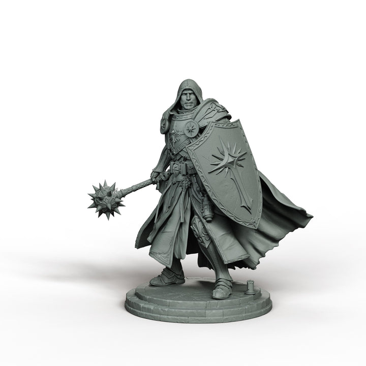 War Cleric Battle Priest, PaintedOrNot Original Design Unpainted Mini | 5 Sizes /Scales