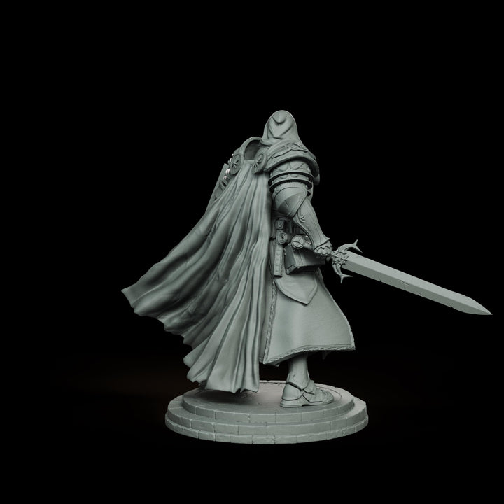 Holy Paladin Divine Judge, PaintedOrNot Original Design Unpainted Mini | 5 Sizes /Scales