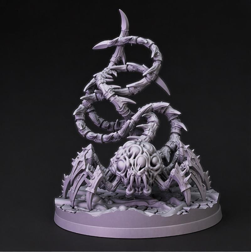 Eldritch Aberration Monster Miniature | Void Horror Boss | DnD UNPAINTED Resin
