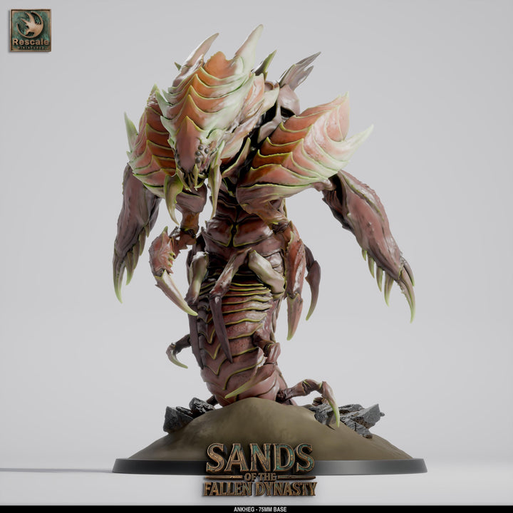 Ankheg Miniature Burrowing Monster | DnD Boss Creature | UNPAINTED Resin Pathfinder RPG