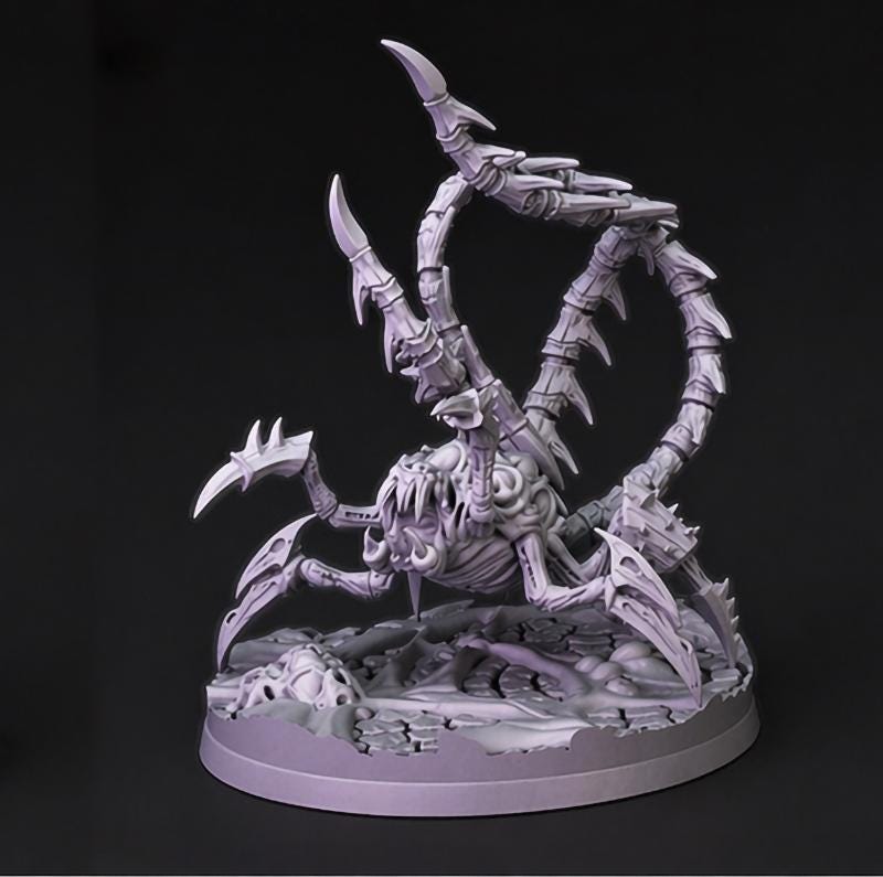 Eldritch Aberration Monster Miniature | Void Horror Boss | DnD UNPAINTED Resin