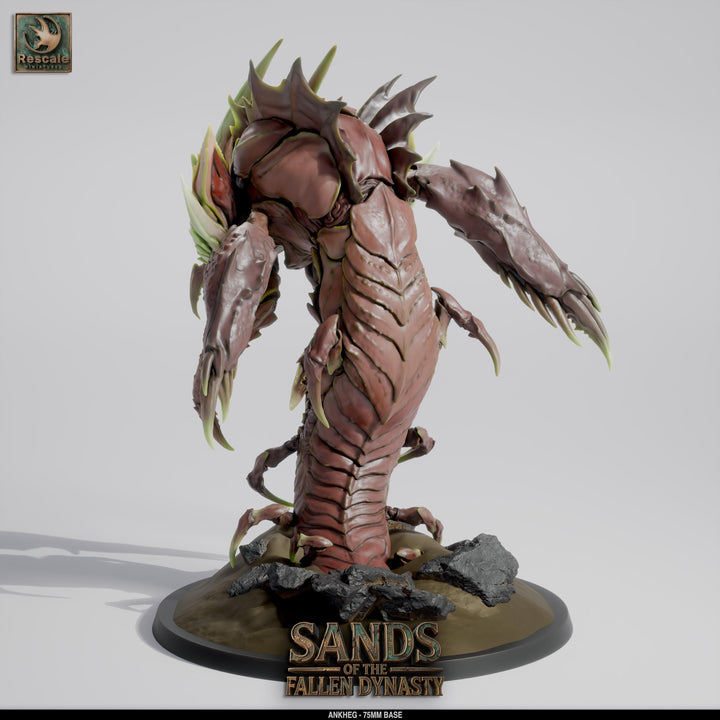 Ankheg Miniature Burrowing Monster | DnD Boss Creature | UNPAINTED Resin Pathfinder RPG