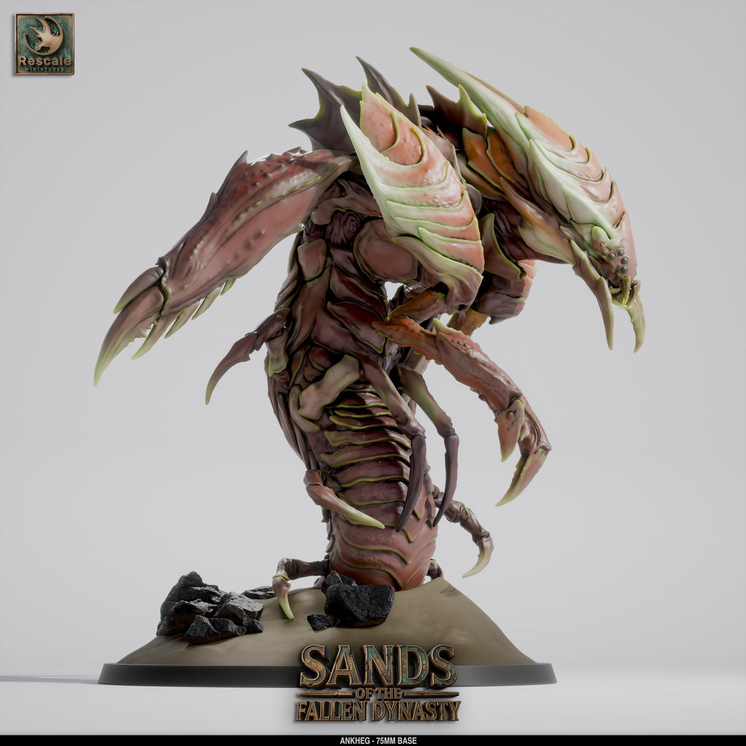 Ankheg Miniature Burrowing Monster | DnD Boss Creature | UNPAINTED Resin Pathfinder RPG
