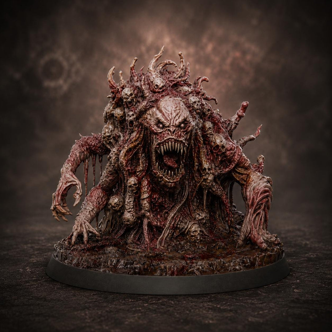 Flesh Abomination Digital STL Miniature, Vorrask Horror Boss, PaintedOrNot Original Monster for DnD 5E