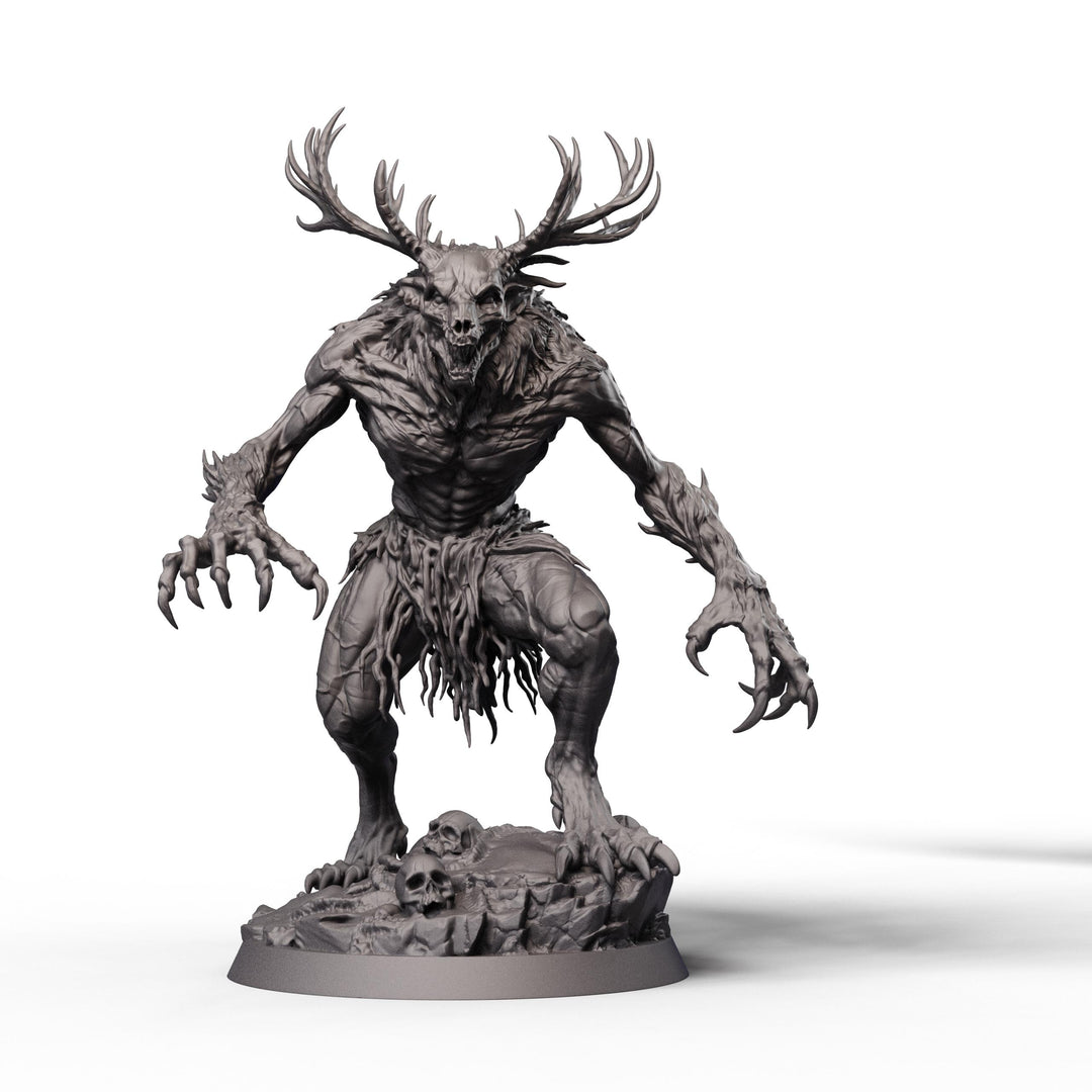 Wendigo Monster Unpainted Miniature, PaintedOrNot Original Resin Horror Boss for DnD 5E Pathfinder