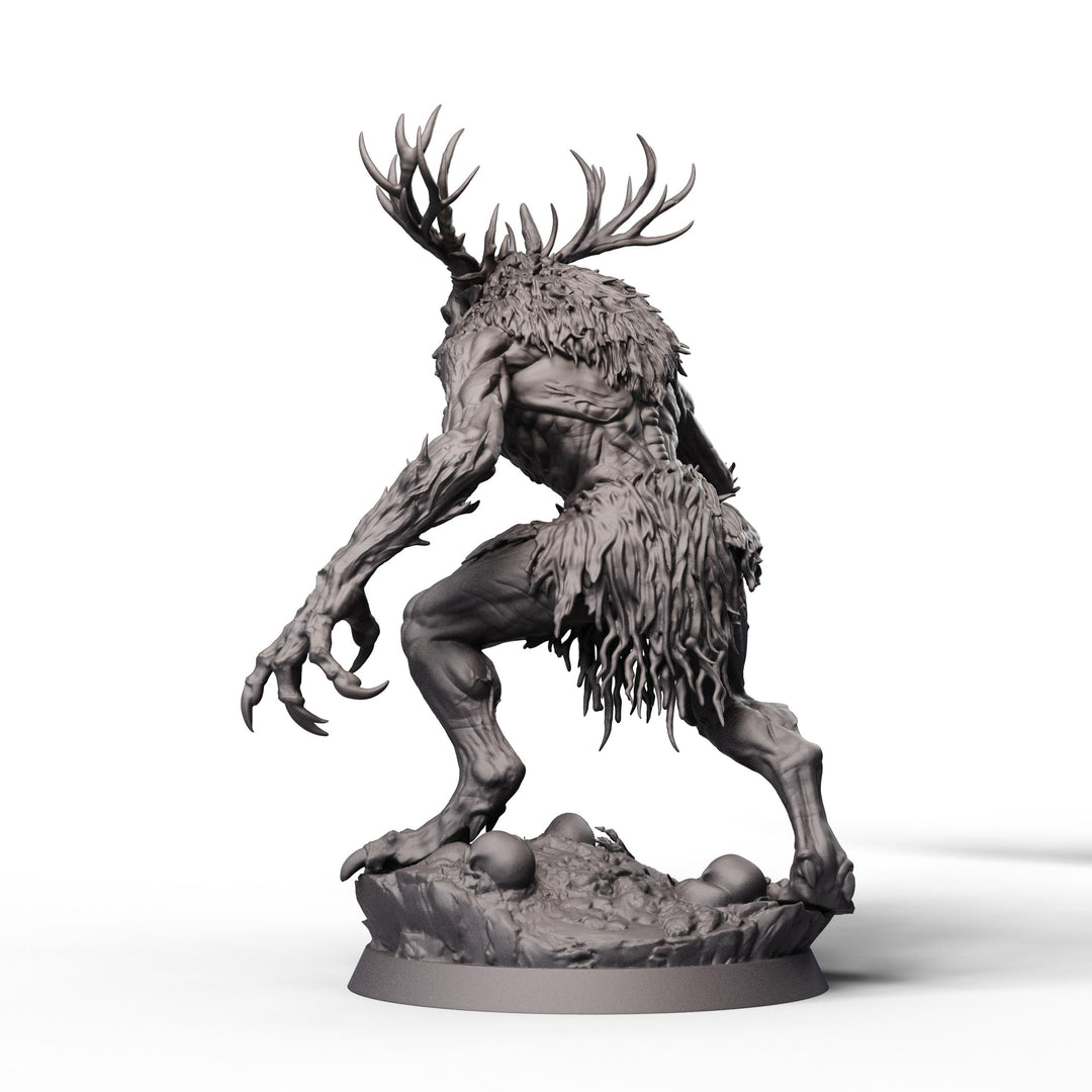 Wendigo Monster Unpainted Miniature, PaintedOrNot Original Resin Horror Boss for DnD 5E Pathfinder