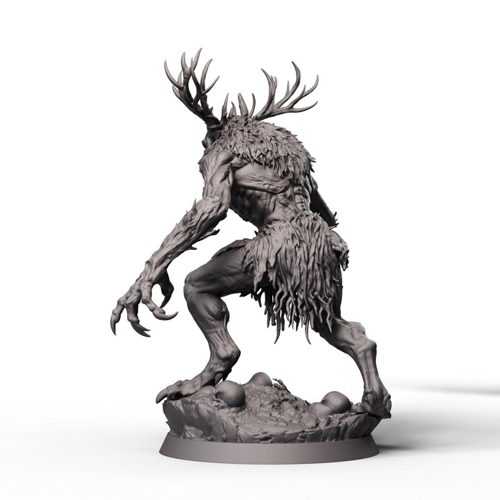 Wendigo Monster Unpainted Miniature, PaintedOrNot Original Resin Horror Boss for DnD 5E Pathfinder