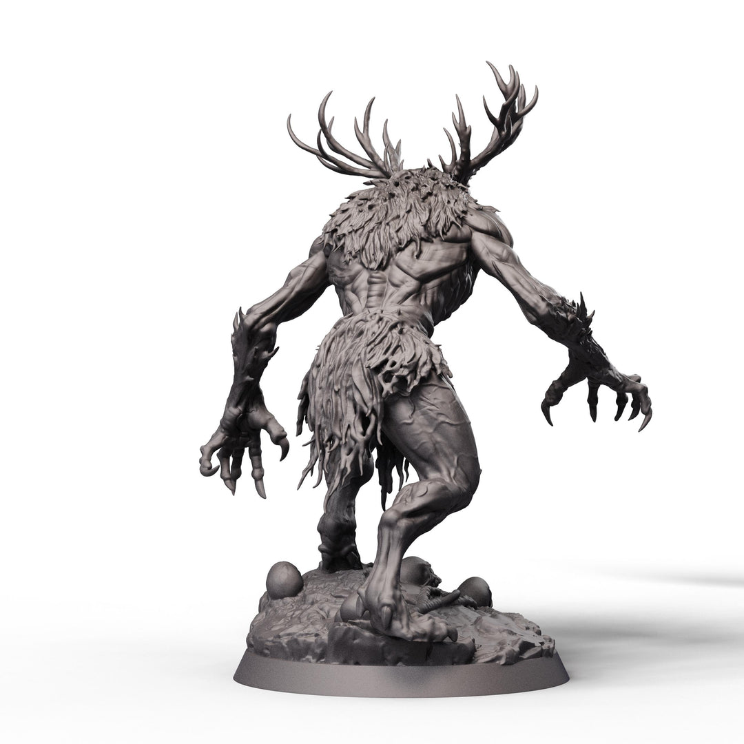 Wendigo Monster Unpainted Miniature, PaintedOrNot Original Resin Horror Boss for DnD 5E Pathfinder